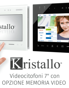Monitor Kristallo Videx 7” con memoria