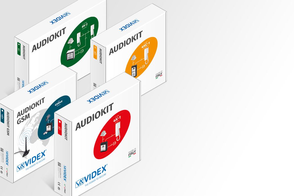 La gamma più completa di kit citofonici audio sul mercato