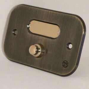 CAMPANELLI ELTAS FUORIPORTA IN OTTONE VERNICIATO BRONZO