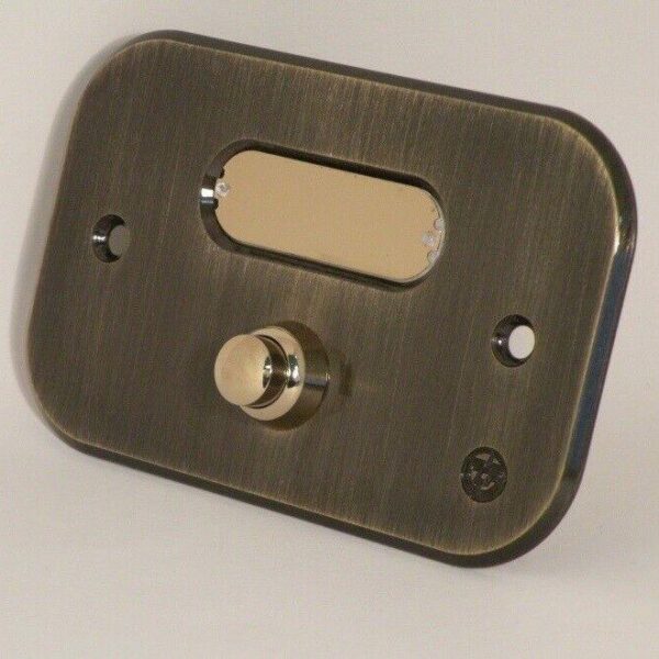 CAMPANELLI ELTAS FUORIPORTA IN OTTONE VERNICIATO BRONZO