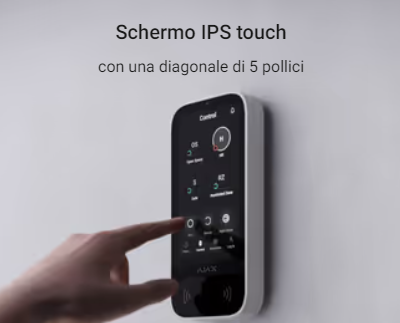 KeyPad TouchScreen Jeweller, Tastiera wireless con touch screen