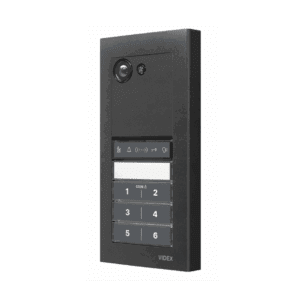 Videx ERA - Pannello di configurazione con codici numerici da 1 a 6 per sistema videocitofonico digitale